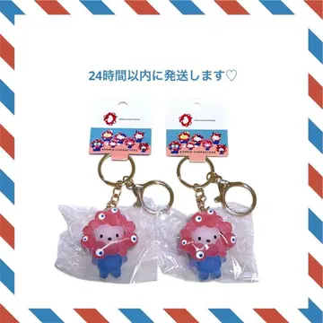 산리오 미야쿠미야쿠  마스코트 키링 클리어 포차코 2개