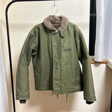U.S.N. 밀리터리 자켓 올리브 그린