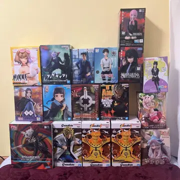 애니메이션 캐릭터 피규어 세트 17체