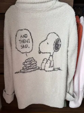 새상품급 젤라또피케 스누피 룸웨어 가운 M 사이즈