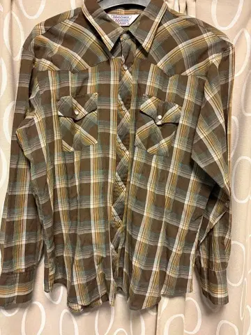 Watchman 웨스턴 웨어 체크 무늬 플란넬 셔츠