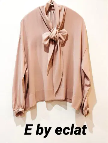 E by eclat 보타이 블라우스 일본제