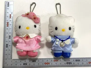 산리오 헬로키티 키티 봉제 인형 2체 세트