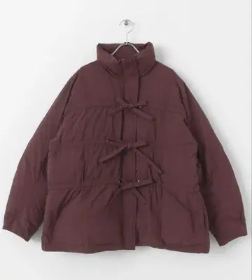 프론트 리본 패딩 자켓 [ KBF ]