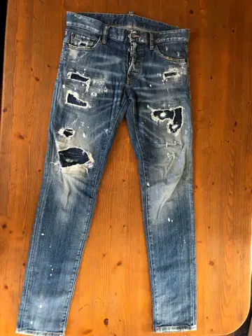 DSQUARED2 데미지 가공 데님 팬츠 사이즈 46
