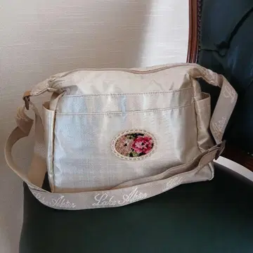 레이크 알스타 베이지 쇼닐 직조 숄더백