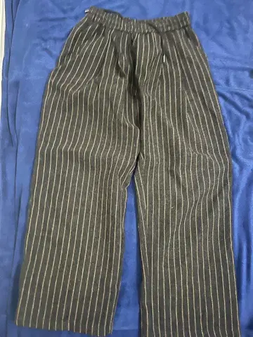 E.vanD 스트라이프 와이드 팬츠