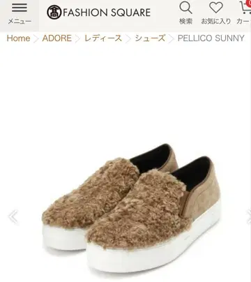 PELLICO SUNNY 펠리코사니 슬립온 퍼 37 24cm