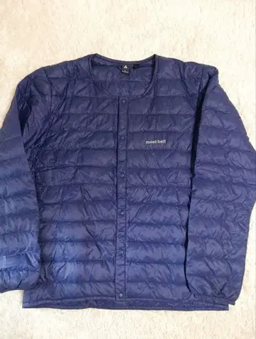 컨디션 최상 몽벨 스페리오 다운 라운드넥 자켓 네이비 남성용 L