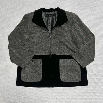 00s 빈티지 그레이 블랙 집업 자켓 아카이브