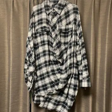 Anrealage BALL CHECK SHIRT 볼 체크 셔츠