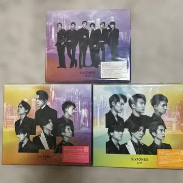 [ 새상품 미개봉 ] SixTONES 앨범 CITY 3형태 세트