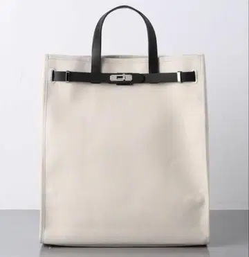 [ 새상품급 ] SITA PARANTICA 캔버스 가죽 토트 L 베이지