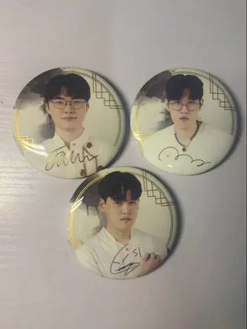 T1 CAFE Faker Gumayusi Oner 캔뱃지 세트