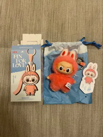 [ N ] LABUBU브 PIN FOR LOVE 봉제 인형 펜던트
