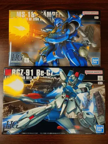 HGUC RGZ-91 리 가즈이 HGUC MS-18E 캠퍼 2점
