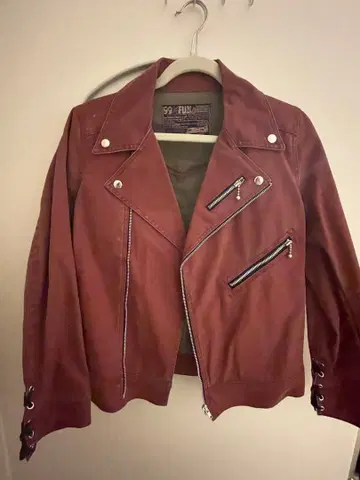 바츠 클럽 레드 데님 자켓 라이더스