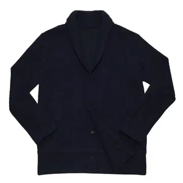 WILDFRAULEIN 71 숄카라 니트 자켓 네이비