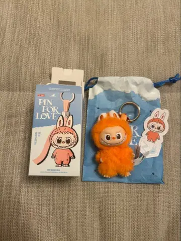 [ Z ] LABUBU 러브 PIN FOR LOVE 봉제 인형 펜던트