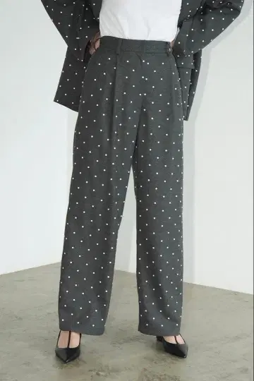 CLANE 펄 도트 팬츠