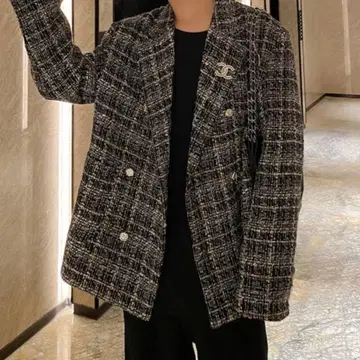 캐주얼 트위드 자켓