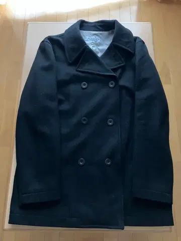 초특가 대폭 할인 매우 세련된 피코트 남성용 다크 블랙 다크 그레이