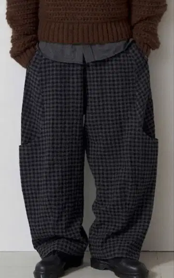 sage nation 말레이 트라우저 와이드 팬츠