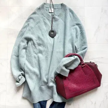 추천 스픽 앤 스팬 캐시미어 울 크루 풀오버 루즈핏