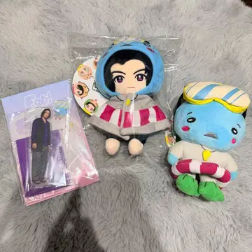 타카기 유야 봉제인형 아크릴 스탠드 세트