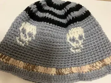 좋아요 불필요 Y.A.R.N. 버킷 햇 니트 모자 스컬