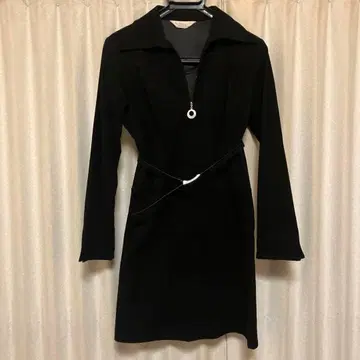 스웨이드 느낌 미니 원피스