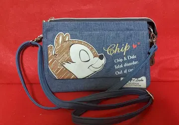 칩앤데일 숄더백 데님풍