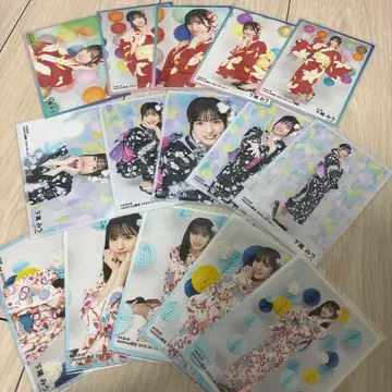 AKB48 시타오 미우 온라인샵 한정판 브로마이드 3종 5장 유카타