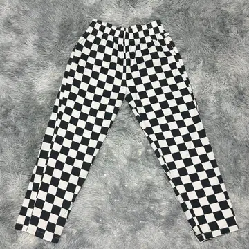 COCKMAN 쿠쿠만 체크 무늬 깃발 팬츠 바이커 M 사이즈