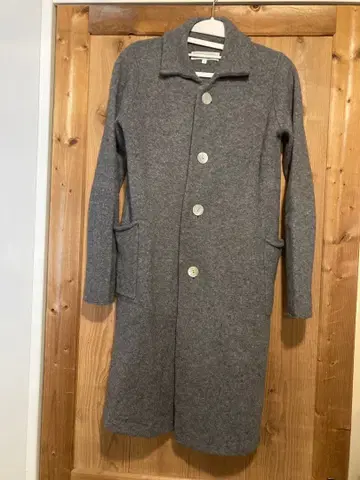 내추럴 랜드리 니트 코트