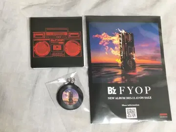 B'z FYOP 타워 레코드 특전 오리지널 메모지+핫팩+레코드 키링