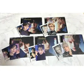 TXT starkissed 솔로 자켓반 트레이딩 카드 포함 세트