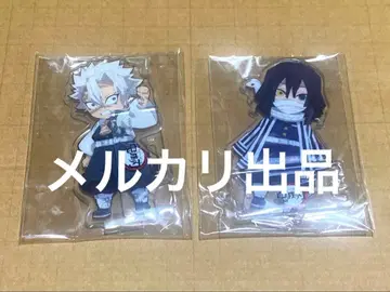 귀멸의 칼날 연결 아크릴 스탠드 시나즈가와 사네미 이구로 오바나이