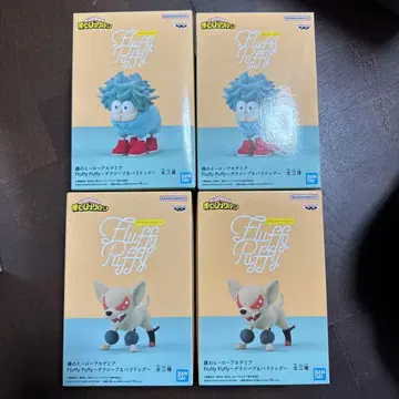 나의 히어로 아카데미아 Fluffy Puffy 피규어 4체 세트