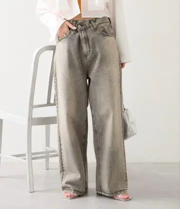 mystic [ 3사이즈 / 3색 전개 ] 오버다이 와이드 데님