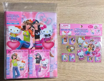 오샤레마녀 러브 and 베리 x 헬로키티 카드 파일&스티커