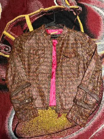 Rocawear 펀칭 가죽 자켓