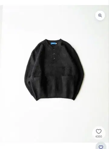 BONBON 헨리넥 스웨터 L 블랙