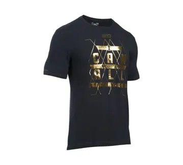 블랙 T셔츠 M사이즈 골드 컬러 프린트