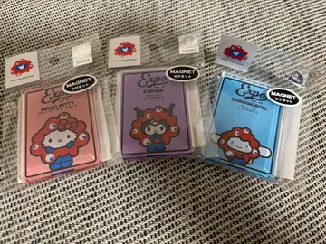 오사카 간사이 만박 먁먁 산리오 아크릴 마그넷 키티 쿠로미 시나모