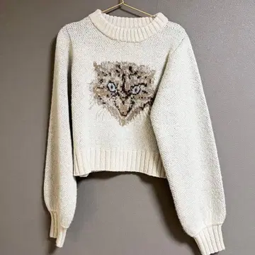 furfur 트리트 캣 모헤어 스웨터