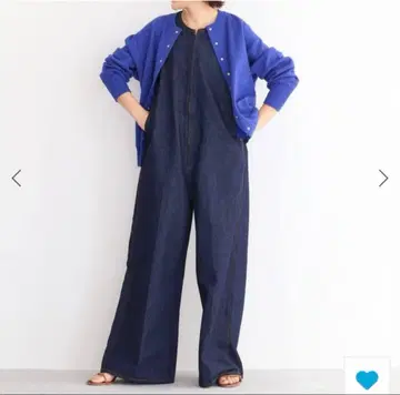 CURRENTAGE 카렌테이지 데님 오버롤