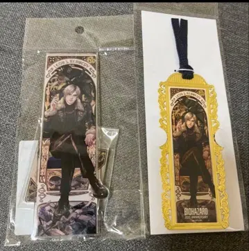 새상품 바이오하자드 30주년 메탈 북마커 레온