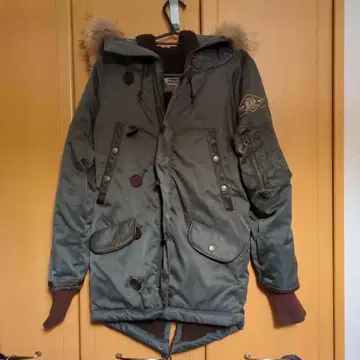 BAP 다크 그린 N-2B 밀리터리 자켓 M 사이즈