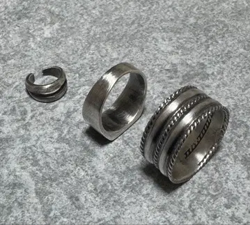 실버925 반지 & 이어커프 3종 세트